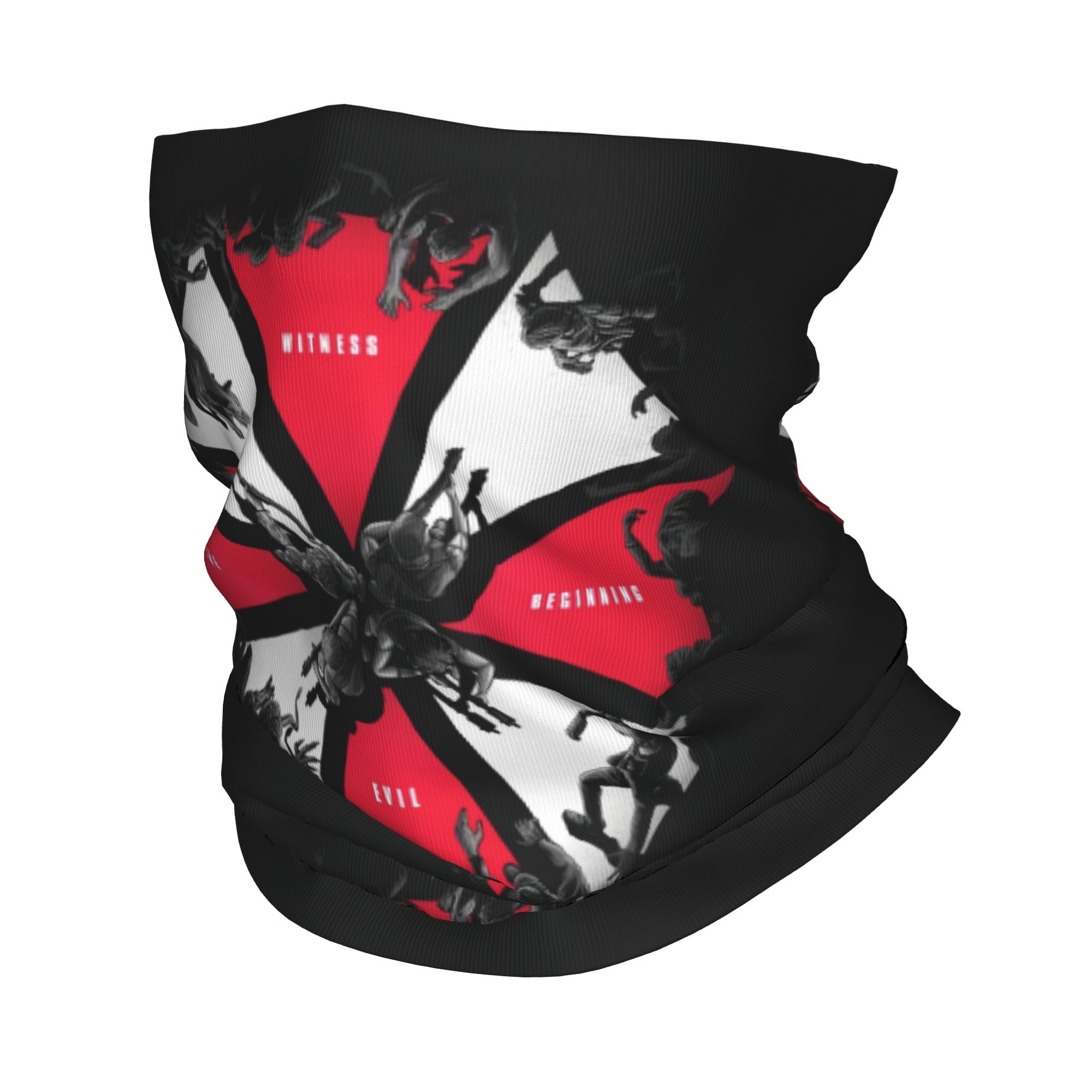 Neck Gaiter Face Cover - Paraplu Corporations Resident Evil Japan Horror