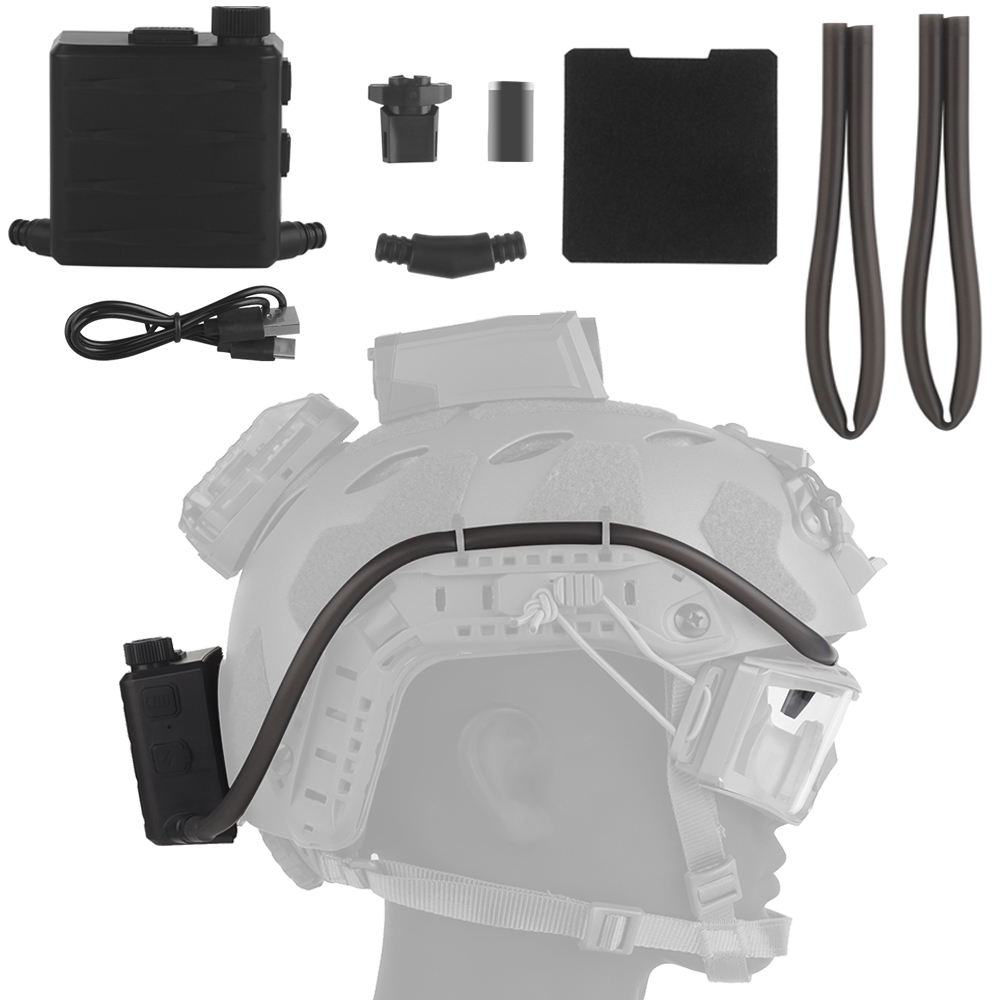 Anti Pollution Mask - Tactische Bril Defogger Ontwaseming Fan Anti-fog