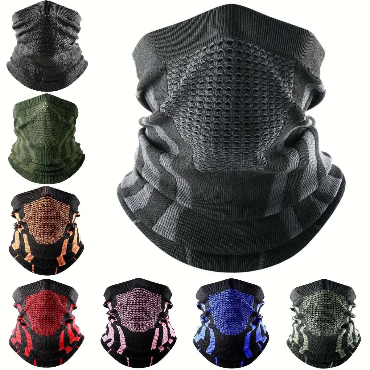 Sports Mask Breathable - Kleuren Winter Ademend Comfortabel Thermisch Gebreide