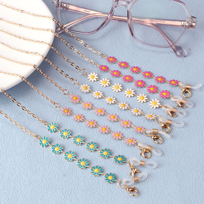 Mask Chain Holder - Stijlvolle bloemen brilkettingen voor dames mode