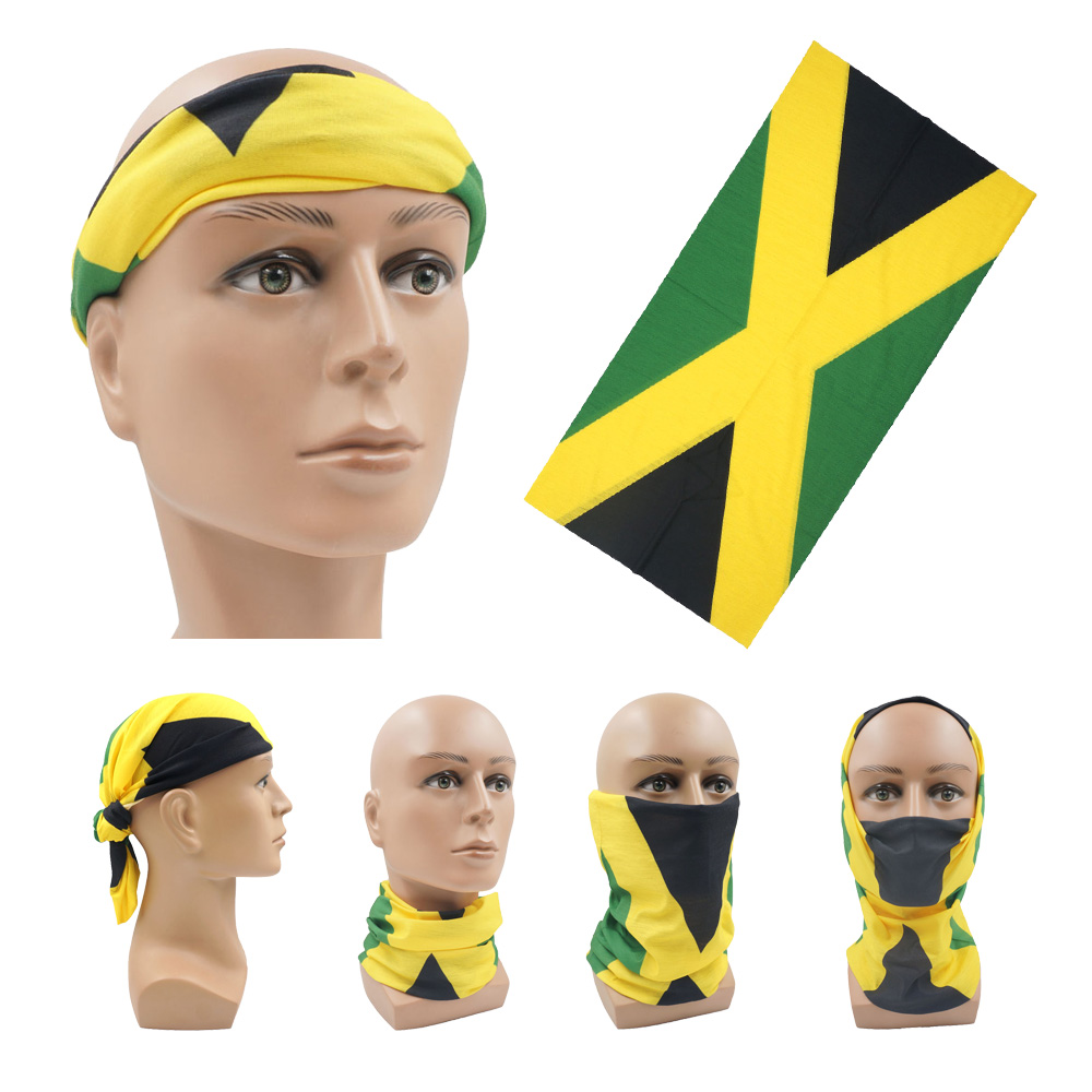 Sports Mask Breathable - Ademend Hardlopen Gezichtsmasker Sjaals Jamaica Vlag