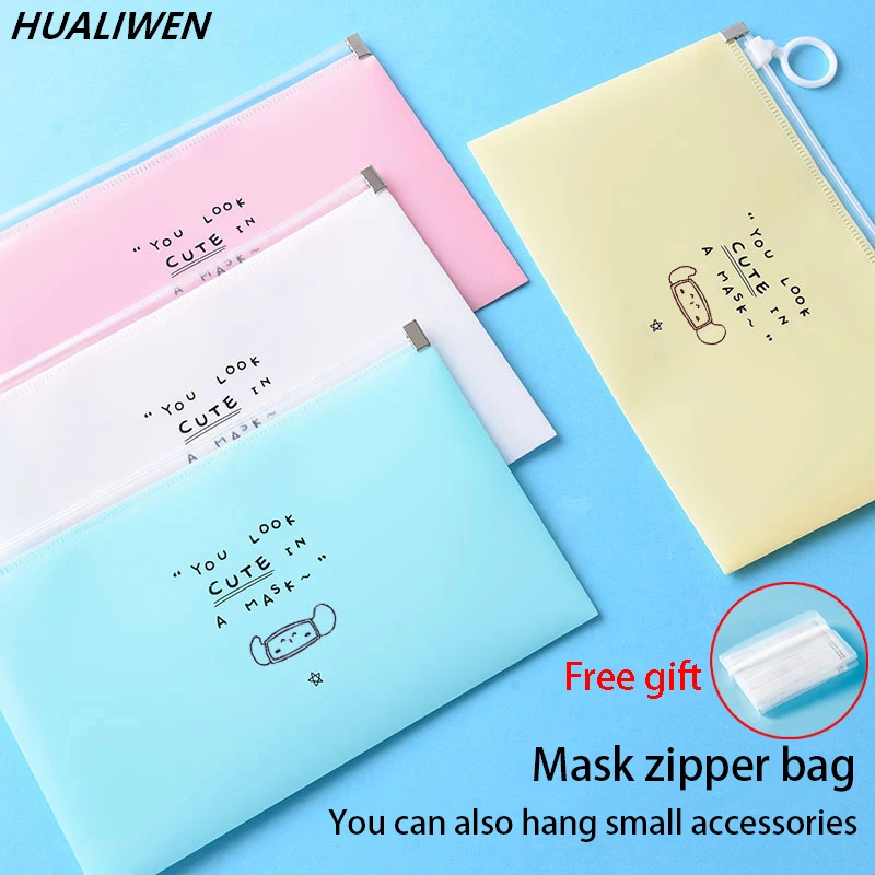 Face Mask Storage Box - 4Pc Mode Masker Hoes Draagbare Gezichtsmasker