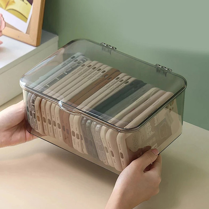 Acryl Diversen Opbergmand Stof - Face Mask Storage Box recensie en prijs
