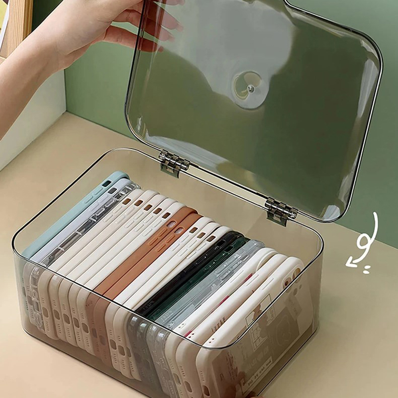 Acryl Diversen Opbergmand Stof - Face Mask Storage Box recensie en prijs