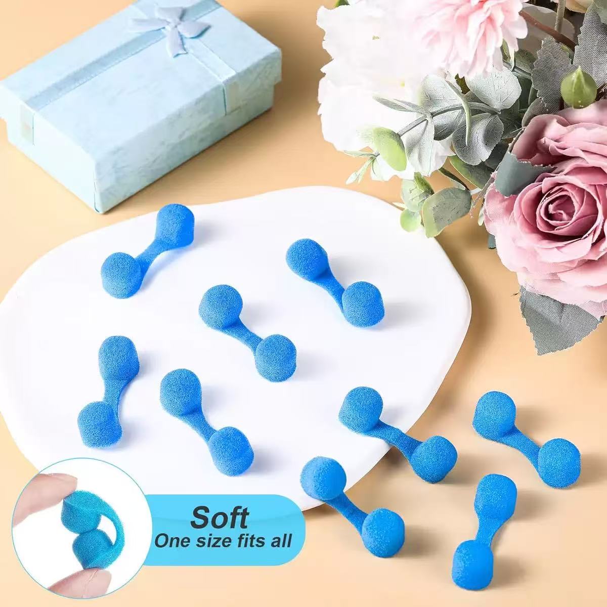 Blauwe wegwerp sponsneusfilter - Disposable Mask Blue recensie en prijs