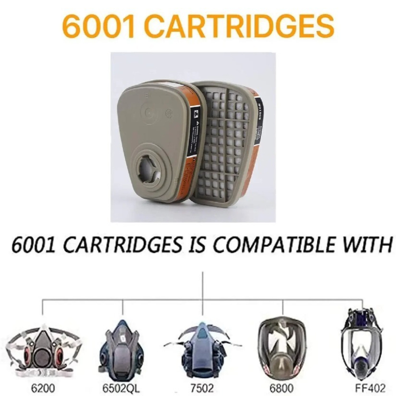 Actieve Koolstof 6001 Cartridg - Dust Mask Construction recensie en prijs