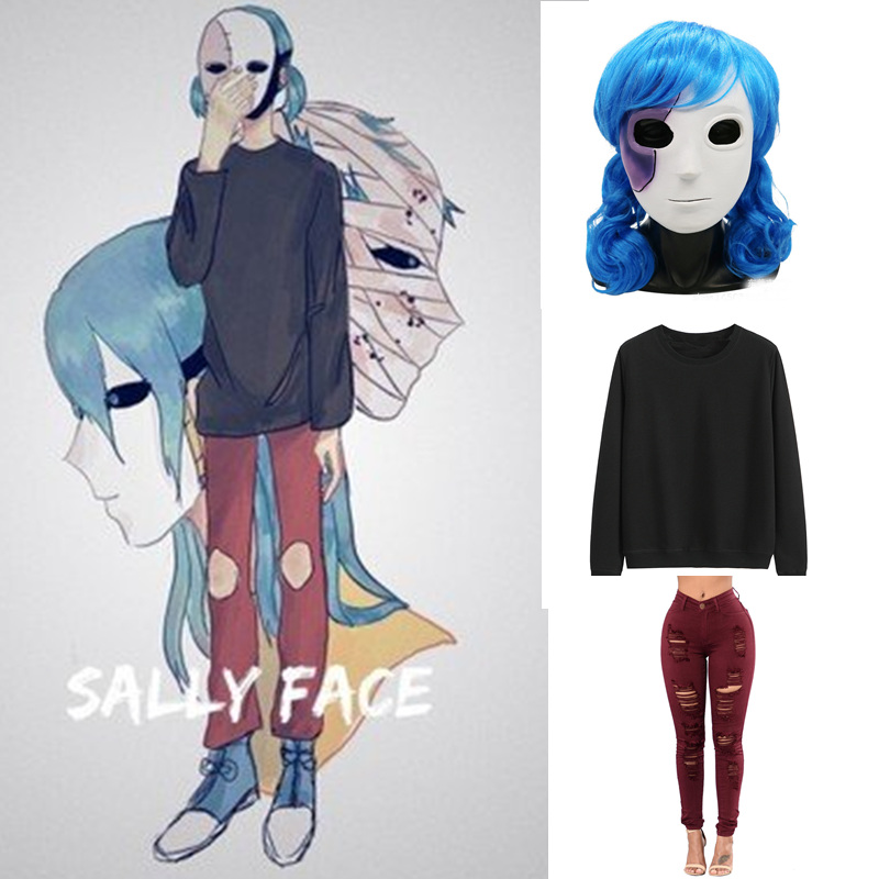 Hot Anime Game Sally Gezicht C - Black Face Mask Pack recensie en prijs