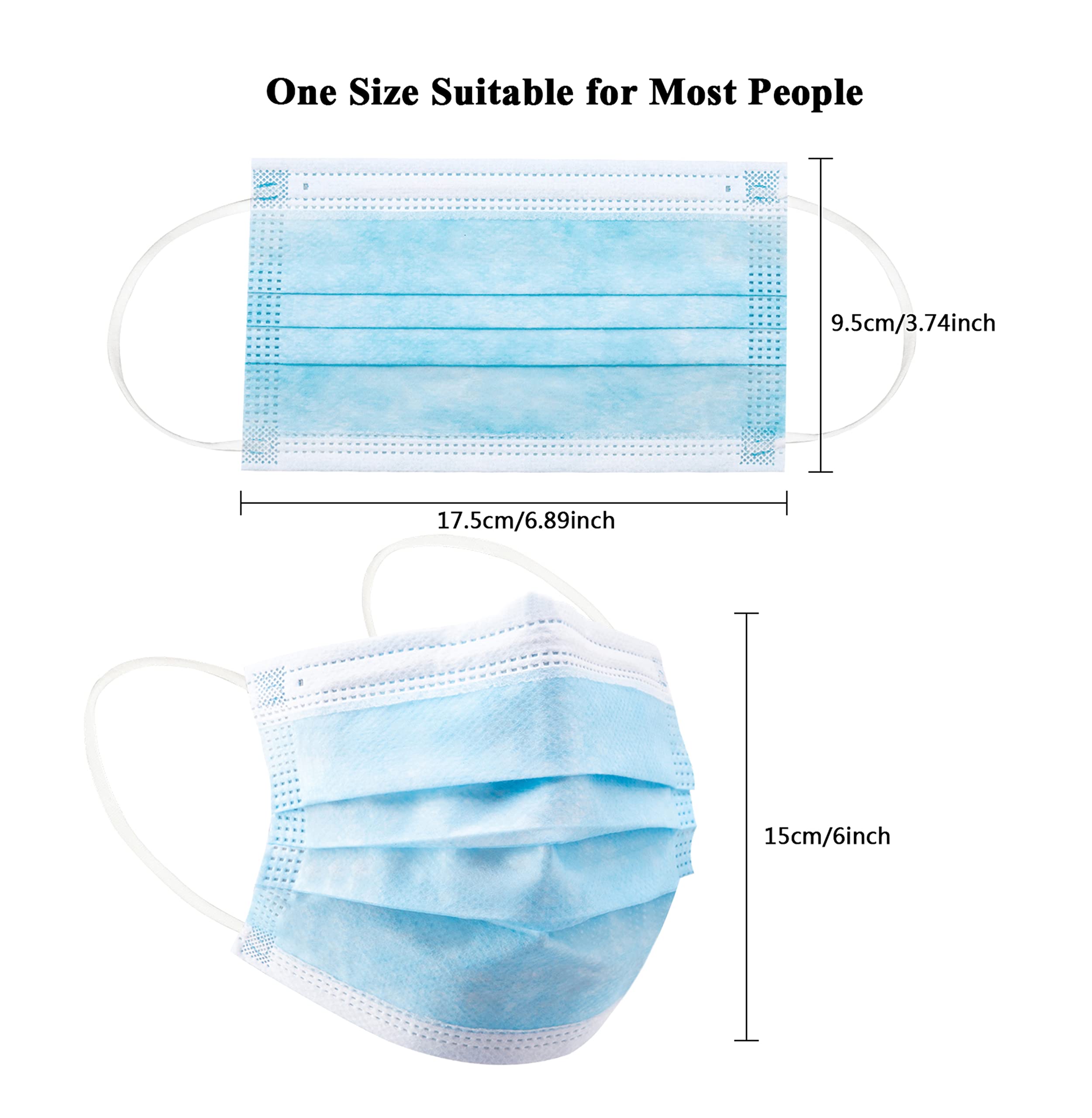 50/100 Stuks Doos Blauw Gezich - Disposable Mask Blue recensie en prijs