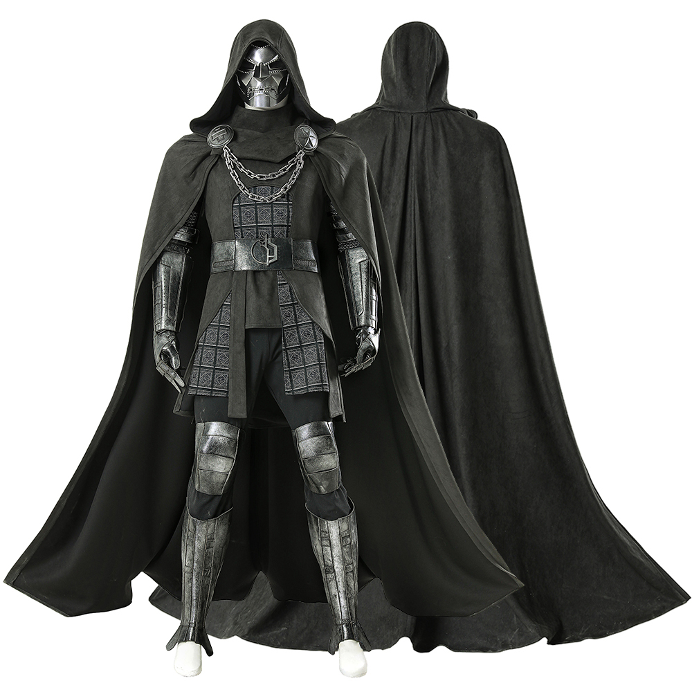 Nieuwe Doctor Doom Cosplay Kos - Black Face Mask Pack recensie en prijs