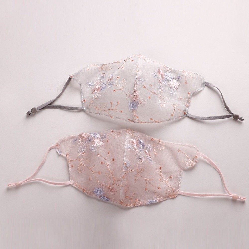 Klassiek geborduurd bloemenvoi - Cloth Face Mask Washable recensie en prijs