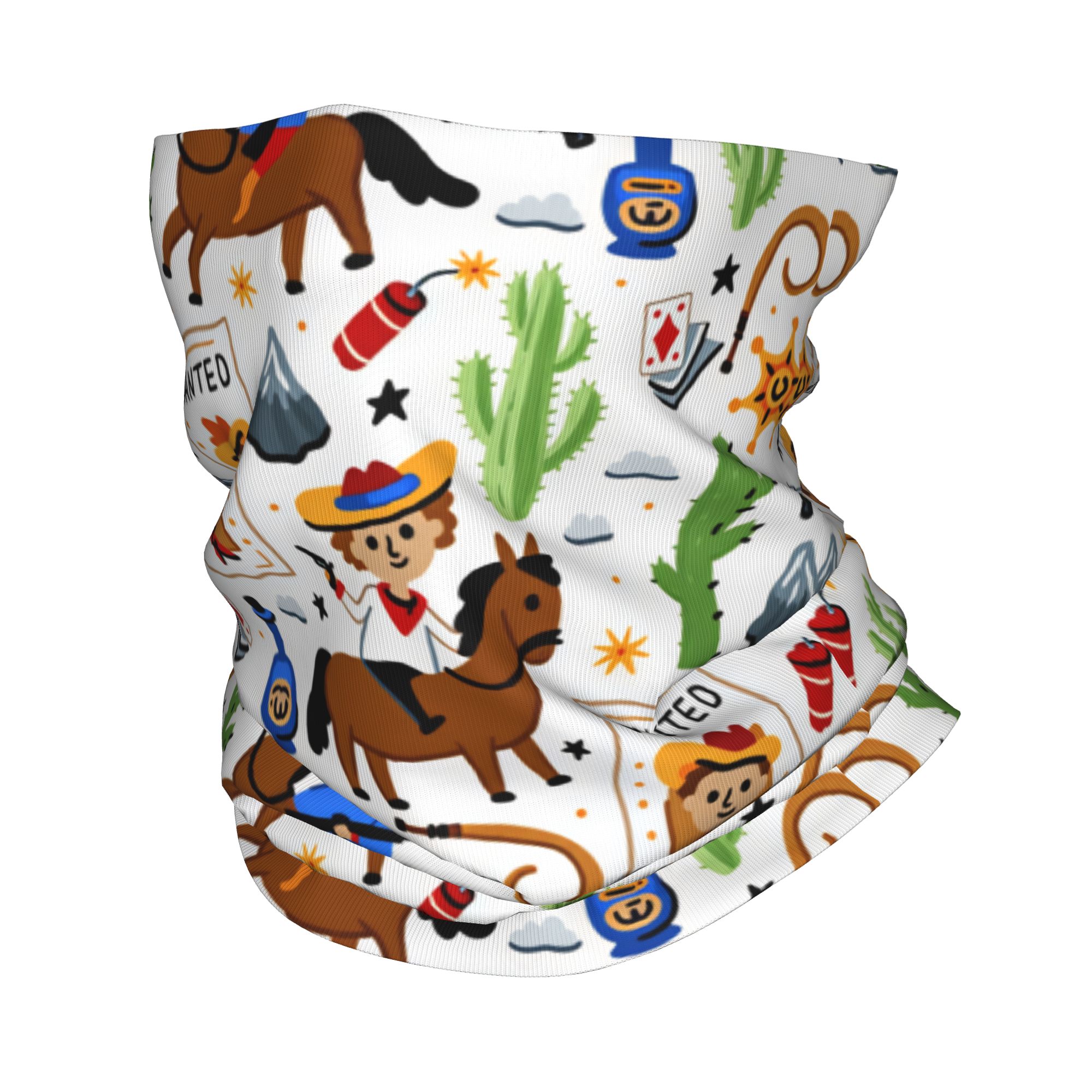 Cartoon Kids Western Cowboy Ba - Kids Face Mask recensie en prijs