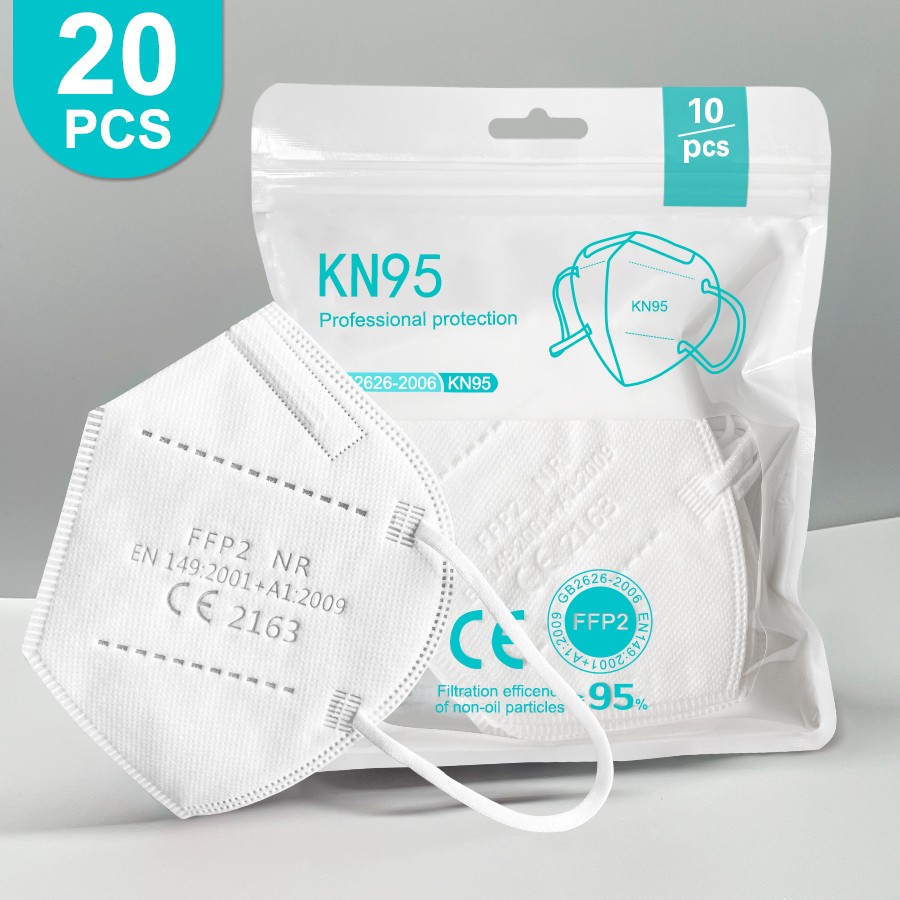 FFP2-ademhalingsmaskers CE-goe - Kn95 Respirator Mask recensie en prijs
