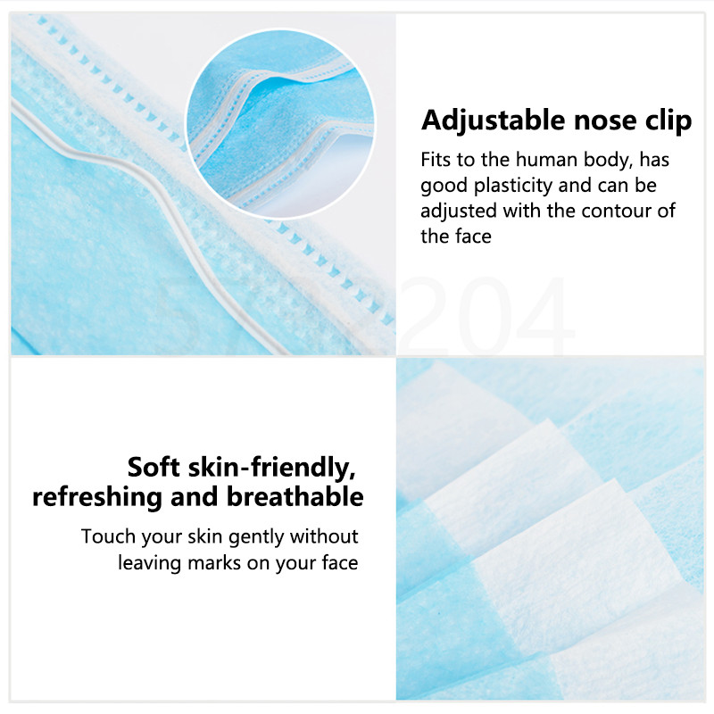 10/50/100/200 STUKS Wegwerpmas - Disposable Mask Blue recensie en prijs