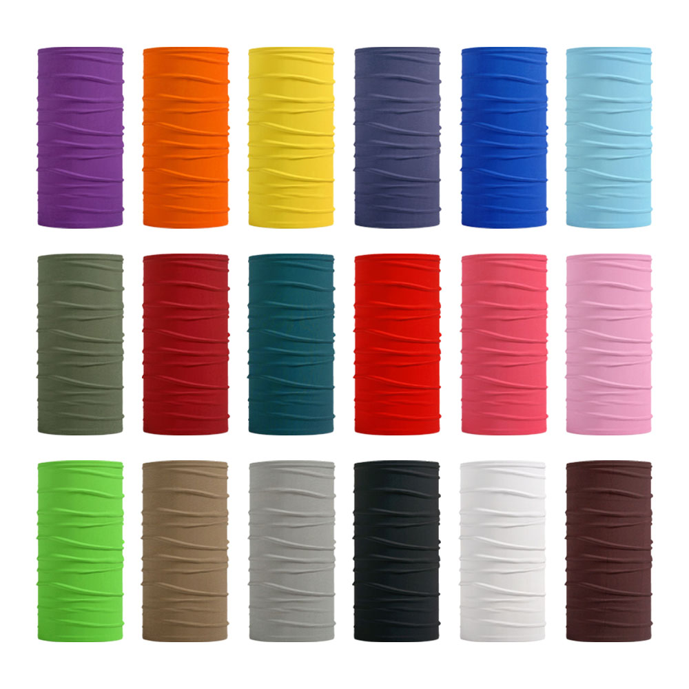 Naadloze effen kleur bandana's - Neck Gaiter Face Cover recensie en prijs