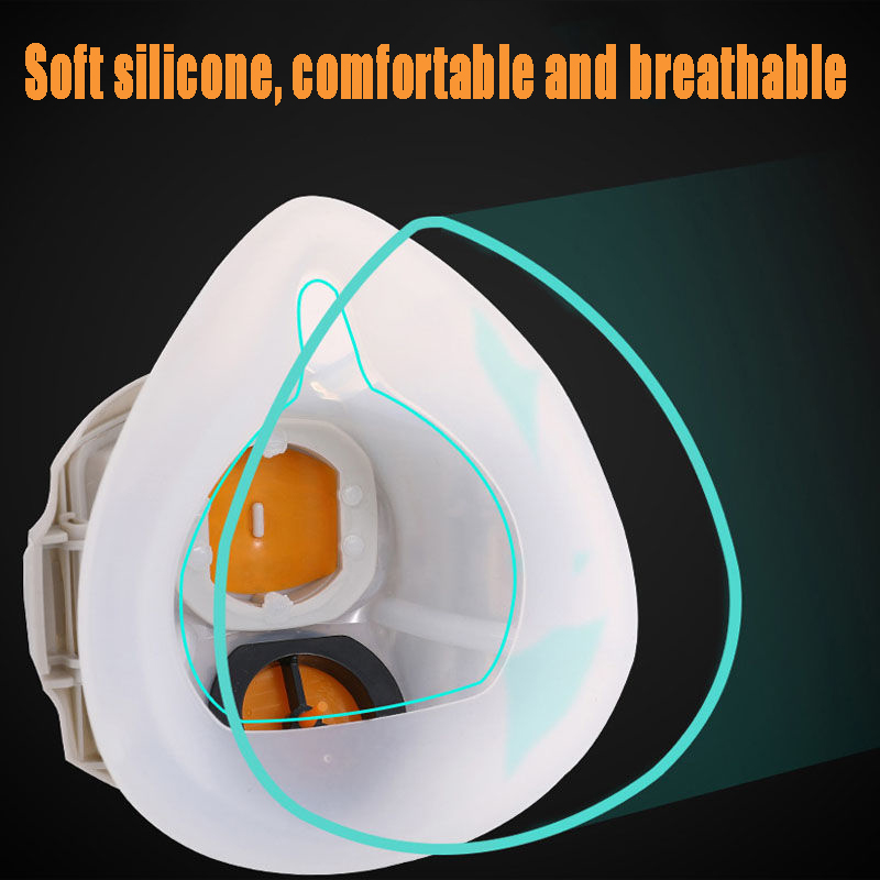 Siliconen Stofdicht Gasmasker  - Respirator Half Face recensie en prijs