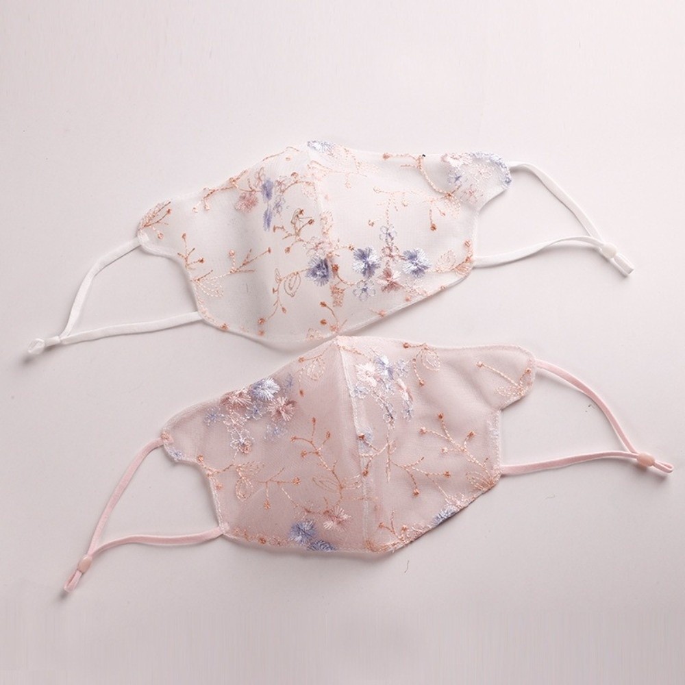 Klassiek geborduurd bloemenvoi - Cloth Face Mask Washable recensie en prijs
